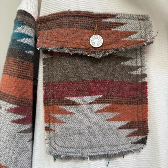 NWOT OVERSIZED Multicolor Aztec Pattern Shaket- so cute!! - Picture 8 of 15